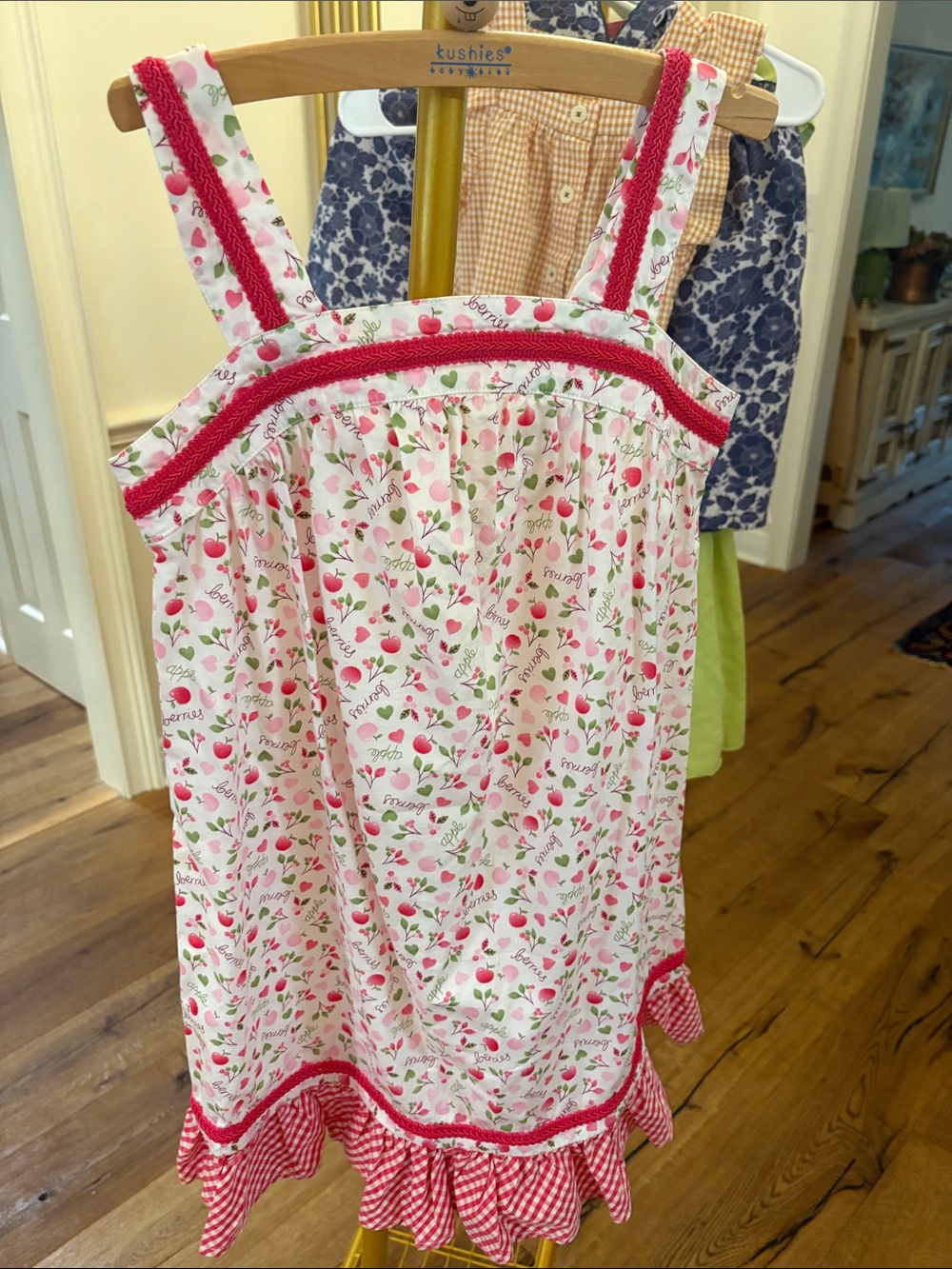 Bitty Baby Picnic Girl’s dress by American Girl Size 7